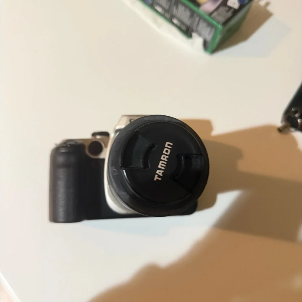 Canon EOS Elan II Camera with Black and Gray Finish